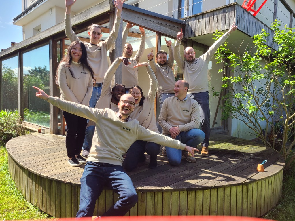 The Datama team at a company seminar
